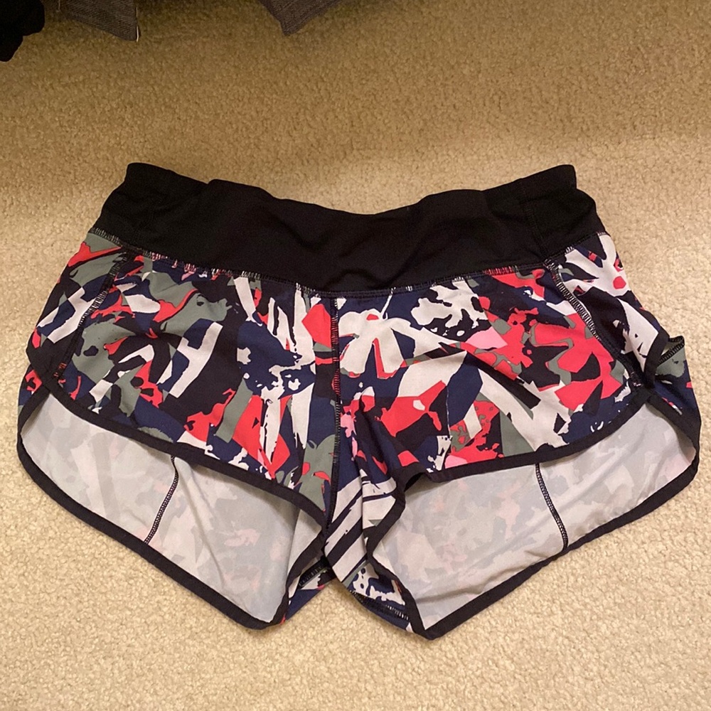 Patterned lululemon shorts